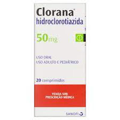 Clorana 50Mg Sanofi Caixa Com 20 Comprimidos